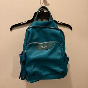 Emerald green mini backpack
